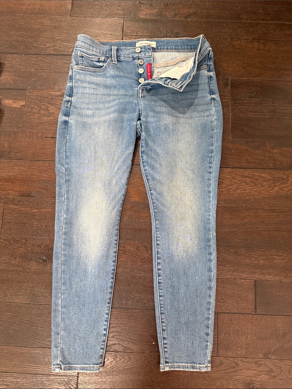Lucky Brand Mid Rise Ava Light Blue Women’s Skinny Jeans